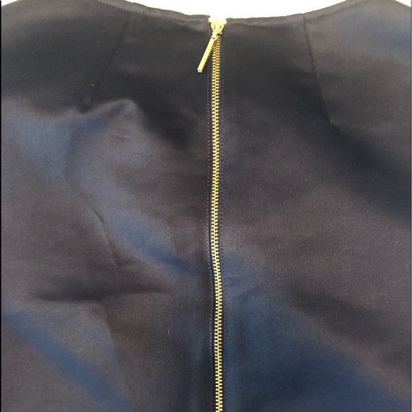 Erin Fetherston (Anthro) Dressy Navy Crop Top - Picture 8 of 9